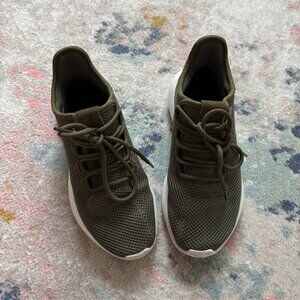 Adidas Tubular Shadow Olive Green Sneakers Women’s 6.5
